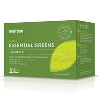 Melrose Essential Greens + Vitamin C 30 x 3g Sachets Antioxidants