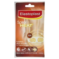 Elastoplast Spiral Heat Back/Neck 1 Patch for Relief of Muscle and Joint Pain