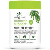 Wellgrove Immune Support Olive Leaf Extract 60 Capsules Preservative Free