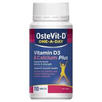 OsteVit-D One-A-Day Vitamin D3 & Calcium Plus ?C 110 Tablets