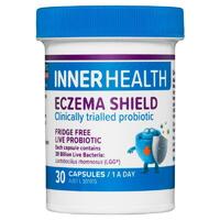 Inner Health Eczema Shield 30 Capsules Fridge Free Probiotics Vegan Friendly