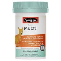 Swisse Kids Multi 60 Tablets Multivitamins Support General Health Wellbeing
