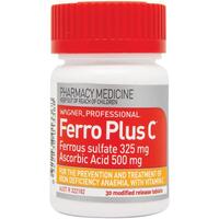 Wagner Professional Ferro Plus C 30 Modified Release Tablets
