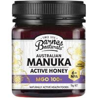 Barnes Naturals 100% Australian Manuka Honey 1kg MGO 100+ Antioxidants