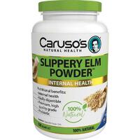Carusos Natural Health Slippery Elm Powder 150g Powder Contains Fibre