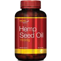 Microgenics Hemp Seed Oil 1100mg 120 Capsules Relieve Menopausal PMS Symptoms
