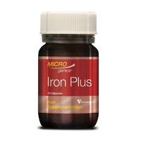 Microgenics Iron Plus 33 Capsules Prevent Iron Deficiency For Women