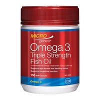 Microgenics Omega 3 Triple Strength Fish Oil 150 Capsules