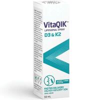 Blooms VitaQIK Vitamin D3 & K2 50ml Oral Spray Maintain Healthy Calcium Balance