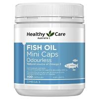 Healthy Care Odourless Fish Oil 400 Mini Capsules Support General Wellbeing