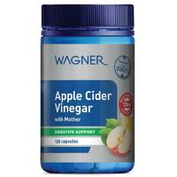 Wagner Apple Cider Vinegar with Mother 120 Capsules Digestive Support