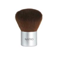 Natio Kabuki Brush Super Soft Short Compact Bristles Wide Dome Shape