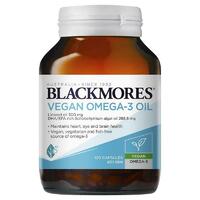 Blackmores Vegan Omega 3 120 Capsules Maintain Heart Eye Brain Health