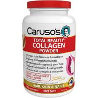 Carusos Natural Health Total Beauty Collagen 100 g Powder Support Skin Firmness