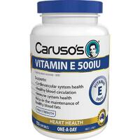 Carusos Natural Health Vitamin E 500IU 150 Caps Support Cardiovascular Function