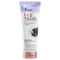 Nair Leg Mask Hair Removal + Beauty Treatment Charcoal 227g