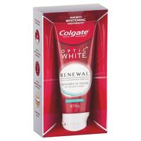 Colgate Optic White Renewal Teeth Whitening Lasting Fresh 85g