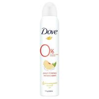 Dove Antiperspirant Spray Zero Aluminium Peach and Lemon Verbena Scent 200ml