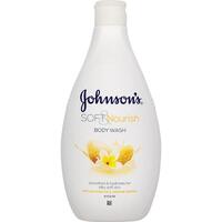 Johnsons Soft & Nourish Almond Oil Body Wash 400ml