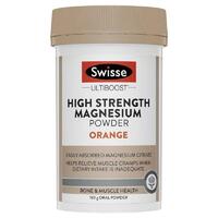 Swisse Magnesium Powder Orange 180g Relieve Muscle Cramp Muscle Spasms
