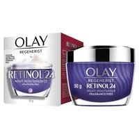 Olay Regenerist Retinol 24 Night Face Cream Moisturiser Fragrance Free 50g