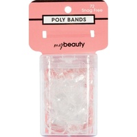 My Beauty Hair Poly Band 72 Pack Clear