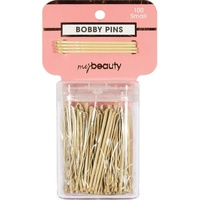 My Beauty Hair Small Bobby Pins 100 Pack Blonde