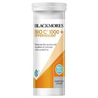 Blackmores Bio C 1000 Echinacea + Zinc 10 Effervescent Tablets 98% Sugar Free