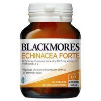 Blackmores Echinacea Forte 40 Tablets Support Healthy Immune System Function