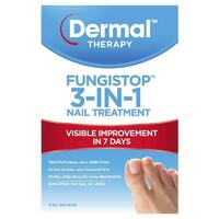 Dermal Therapy Fungistop 3-in-1 4ml Solution Reduce Nail Discolouration