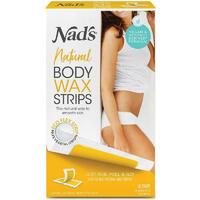 Nad's Natural Body Wax Strips 16 Pack