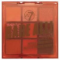 W7 Bare All! Raw 9 Pressed Pigment Eyeshadow Palette Metallics Matte Shades