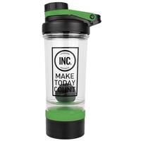 INC Tritan Shaker Bottle Green 600ml