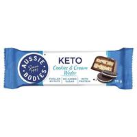 Aussie Bodies Keto Wafer Cookie & Cream 35g