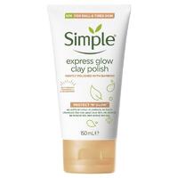 Simple Protect N Glow Express Glow Clay Polish 150ml Promote Glowing Skin