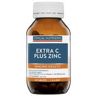 Ethical Nutrients Extra C Plus Zinc 60 Tablets Support Immune System
