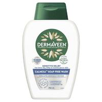 DermaVeen Calmexa Sensitive Relief Soap Free Wash 250ml For Extra Dry Skin