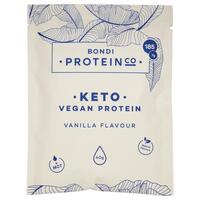 Bondi Protein Co Vegan Keto Blend Vanilla Single Serve Sachet 40g