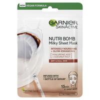 Garnier Nutri Bomb Milky Sheet Mask Hyaluronic Acid + Coconut Milk