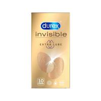 Durex Invisible Condoms Extra Lube 10 Pack