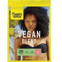 Protein World Vegan Blend Strawberries & Cream Pouch 1kg
