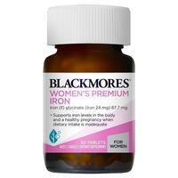 Blackmores Women's Premium Iron Energy Support 30 Tablets