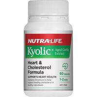 Nutra-Life Kyolic Aged Garlic Extract Heart & Cholesterol 60 Capsules