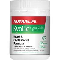 Nutra-Life Kyolic Aged Garlic Extract Heart & Cholesterol 120 Capsules
