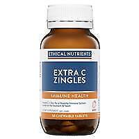 Ethical Nutrients Extra C Zingles Berry 50s, Strengthen Immune System, Chewable