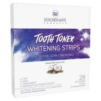 Designer White Tooth Toner Whitening Strips 28 Pack