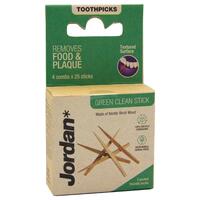 Jordan Green Clean Dental Toothpicks 25 Sticks