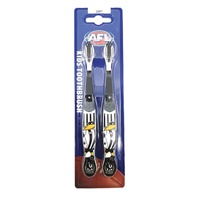 AFL Kids Toothbrush Collingwood Magpies Twin Pack