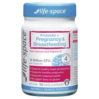 Life Space Probiotic + Pregnancy & Breastfeeding 50 Capsules