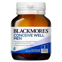 Blackmores Conceive Well Men Energy Support Vitamin 28 Tablets